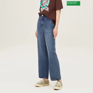 베네통 밴딩 일자핏 데님 팬츠 BADP52431