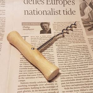 와인앤쿡 빈티지 와인 콜크 스크류 1개 와인스크류 와인병스크류 코르크스크류 와인따개 와인병따개 와인도