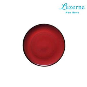 (싱가포르 루전) 러스틱 레드 원형 접시 소 16.5cm 식당접시 앞접시 플레이팅접시 원형접시 가정용접시 주