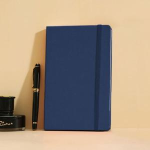 레더 A5 유선 밴드 노트(네이비) 제본노트 필기노트 줄노트 유선노트 유선밴드노트 밴드노트 노트 공책 학