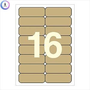 c24 C-K3003 크라프트 주소 라벨 100매 라벨지 스티커라벨 라벨스티커 라벨용지 프린트라벨용지 라벨만들기