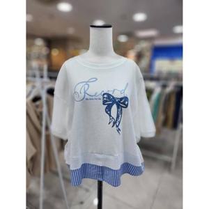 스테파니 세이브존08 리본 밑 남방 라운드티 A25TS5205