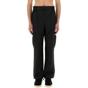 리프레젠트 블랙 카고 루즈 핏 팬츠 MLM51003 01