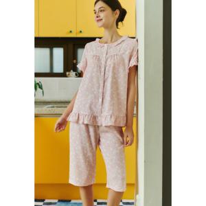 (비너스) 쾌적함+꿀잠보장 여성 반팔잠옷세트-VPA4529W