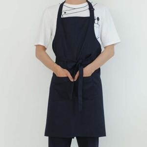 목걸이형 어께 주방 앞치마 카페앞치마 네이비앞치마 앞치마 주방앞치마 식당앞치마 고급앞치마 주머니앞치