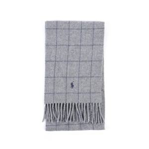 폴로랄프로렌 머플러 PC0743-021 포니 격자 체크 리버시블 양면 울 목도리 당일발송