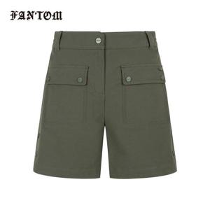 [팬텀] 여성 스냅 포인트 밴딩 숏팬츠