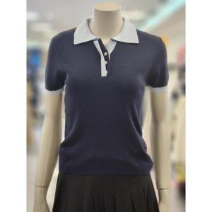 SOUP 세이브존07 여성 카라 배색 니트 OB5SKTF