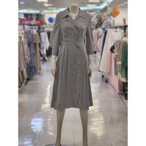 SOUP 세이브존07 셔츠형 벨티드 롱 원피스 SB4OP36