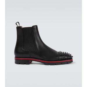 크리스찬루부탱 Melon Spikes 레더 첼시 부츠 P00830470