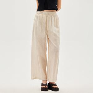 STRIPE RELAXED BANDING PANTS_T513BT703(BE)