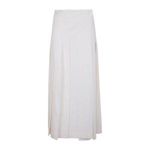 패로슈 화이트 플리츠 롱 하이 웨이스트 스커트 D620485 RAISA2