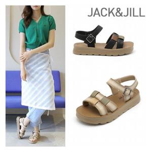 [잭앤질]잭앤질 빈티지위브 찍찍이 버클 샌들(JB5323)