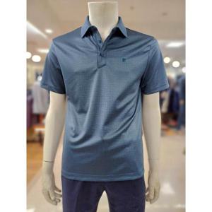 피에르가르뎅 세이브존05 요꼬에리 자가드 실크 티셔츠 PQTS2408