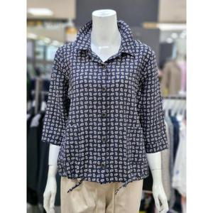 화이트호스 세이브존05 페이즐리 오픈 블라우스 A252208