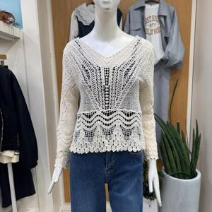 클리지 DP01 레이어드 패턴 터틀넥 니트 CP3WKT25