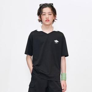 [오션스카이] 남아 브이넥 카라 반팔 티셔츠-EBJB5826D03