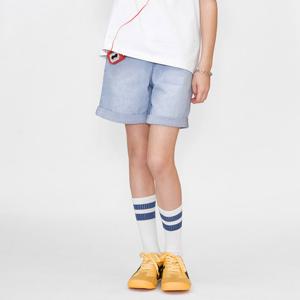 [오션스카이] 여아 워싱 4부 데님팬츠-ECJG2655E0D