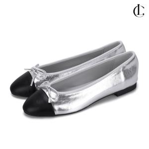 [엘케이트]엘케이트 여자 플랫슈즈 LMA009 투톤 리본 단화 낮은