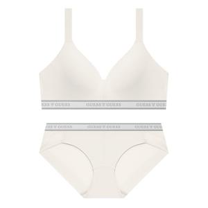 에어 메쉬몰드 노와이어 브라 팬티 세트 - 아이보리