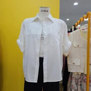 르피타 DP01 뒷트임 롤업셔츠 L252USH752