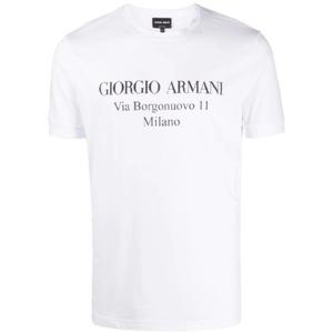 26 SS 조르지오아르마니 로고 프린트 티셔츠 3GST57SJMCZ TP432359601