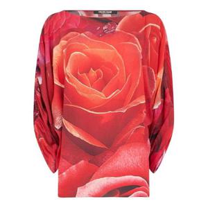 26 SS 로베르토 카발리 로즈 프린트 블라우스 UKT726KWN48 TP437114476