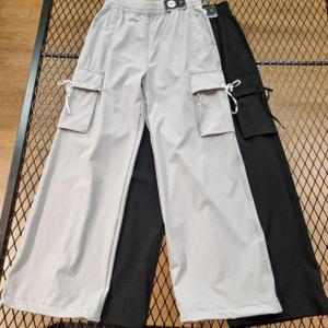 리트머스 HC34 여성 리본 포켓 와이드 카고 팬츠 LP3PF704