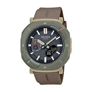 [프로트렉]본사 정품 남여공용 태양열충전 아웃도어 방수손목시계 PRJ-B001-5DR LNW