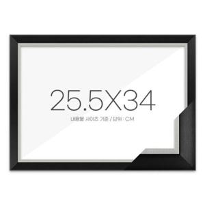 아트박스/퍼즐사랑 퍼즐액자 25.5x34 고급형 모던블랙