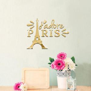 아트박스/진바스 포인트 아크릴 거울 에펠탑 스티커