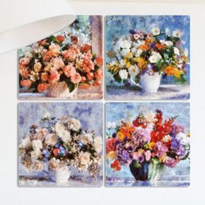 아트박스/꾸밈 if469-멀티액자_유화그림의꽃바구니