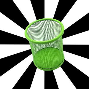 철망 연필꽂이 원형 초록 문구용품 다용도꽂이 사무용