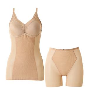 와코루 인견 노아이어 몰드 바디쉐이퍼+거들 보정속옷(WBTX301WGRX301S)