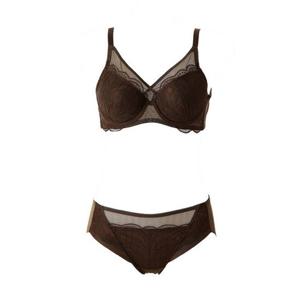 여성 크로스망 풀 커버리지 패드 AB컵브라팬티세트 VBR1496A_B/VPT1496H