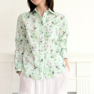 [비꼴리끄(여성)]큰 카라 기본 셔츠 B252WB2080