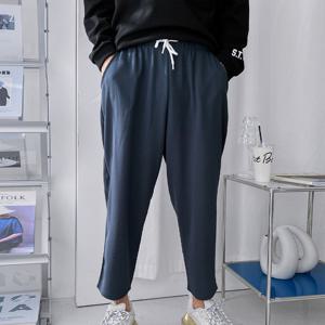 [리빌모아]남자 베이직 9부 스판 밴딩 팬츠 5C-PTA-Q073-베이지