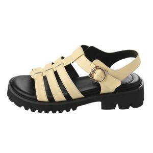 [엘칸토]경량 쿠션UP 청키 플랫폼 여성 샌들 1XWW55XM_GN