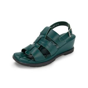 [무크]여성 웨지샌들 6.5cm 522517AD 다크그린_YS