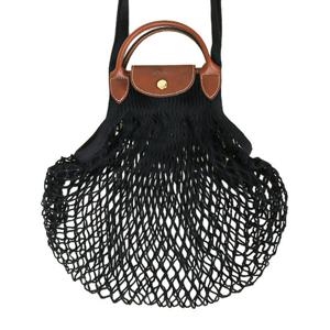 롱샴 25FW 여성 르 플리아쥬 필레 L 토트백 블랙 10121 HVH 001