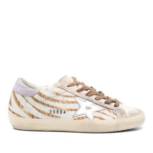 골든구스 애니멀 프린트 스타 디테일 스니커즈 GWF00101F007507