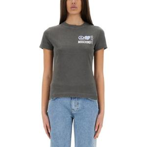 모스키노 반팔 티셔츠 07183732 3555 BLACK