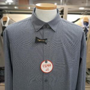 트레몰로 HC10 그레이 솔리드 드레스셔츠 TGRTL5S1301