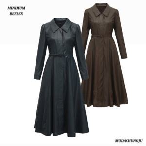 [미니멈]MD 에코 레더 플레어원피스 MD MYCAWO8330_CJ