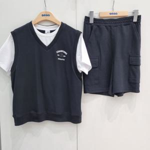 [에스핏]레이어드피케5부TR SJZ304MKTR03_GN