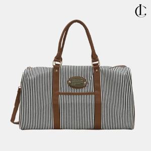 엘케이트 여성 토트백 보스턴백 스트라이프 크로스백 캔버스 대용량가방 LAJB022