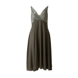 비너스 레이스 컵 부드러운 터치감의 쉬폰 A라인 풀슬립 원피스 VFS9000