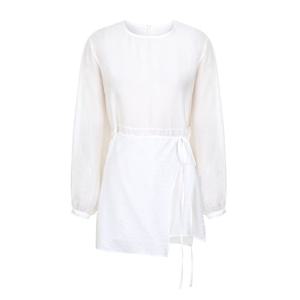 [에이비에프지]랩 스타일 럭셔리 긴팔 블라우스APZ1QB31C