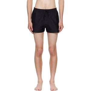 26 SS 발망 남성 블랙 모노그램 스윔 쇼츠 252251M208007