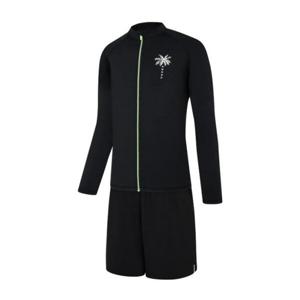 아레나  코코스 릴렉스핏 집업 래쉬가드 세트(A5BM1PC10BLK)